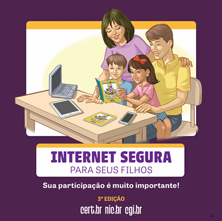 Imagem cartilha internet segura
